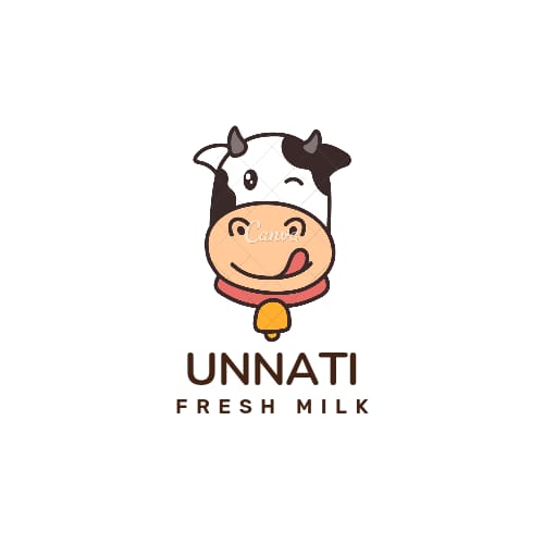 Unnati Fresh Milk Logo