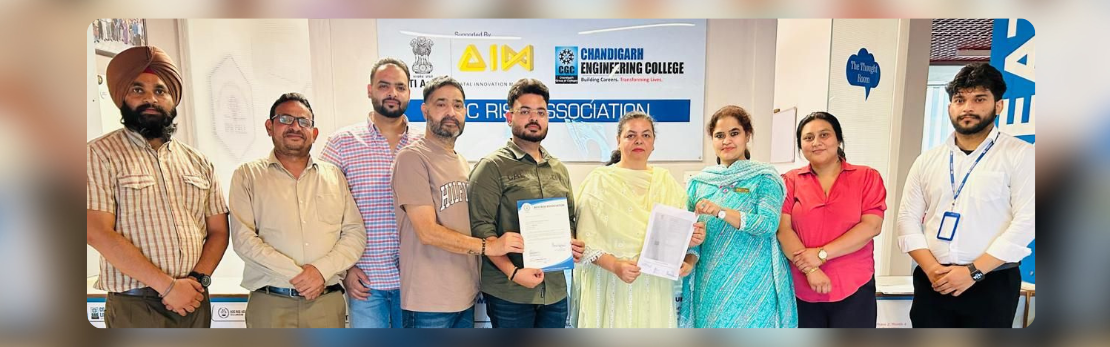 ACIC RISE Association, CGC Landran, signed a Memorandum of Understanding (MoU) with Mstoo Infotech Private Limited